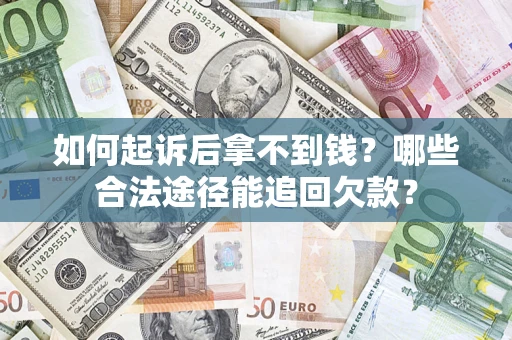 武汉如何起诉后拿不到钱？哪些合法途径能追回欠款？