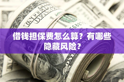 武汉借钱担保费怎么算？有哪些隐藏风险？