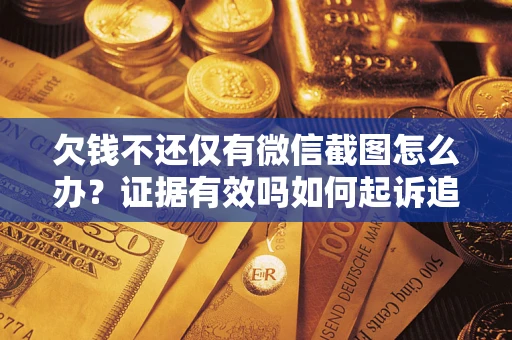 武汉欠钱不还仅有微信截图怎么办？证据有效吗如何起诉追回欠款？
