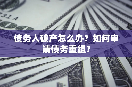 武汉债务人破产怎么办？如何申请债务重组？