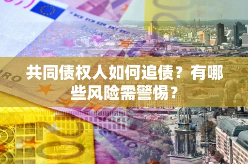 武汉共同债权人如何追债？有哪些风险需警惕？