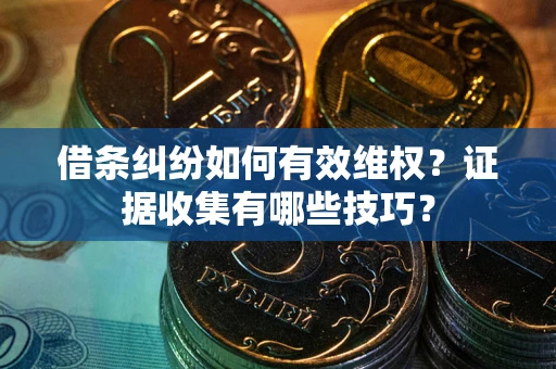 武汉借条纠纷如何有效维权？证据收集有哪些技巧？