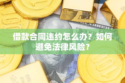 武汉借款合同违约怎么办？如何避免法律风险？