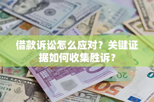 武汉借款诉讼怎么应对？关键证据如何收集胜诉？